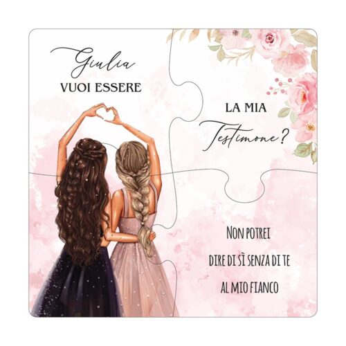 puzzle legno personalizzato